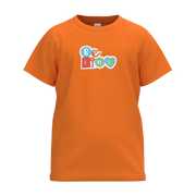 Orange Girls T-Shirt | “Born Kind” Printed Tee | Cute Casual Cotton Top | 2284