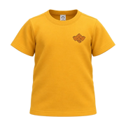 Yellow Boys Graphic T-Shirt | Cute Elephant Print Casual Tee | Comfortable Everyday Wear | 2307