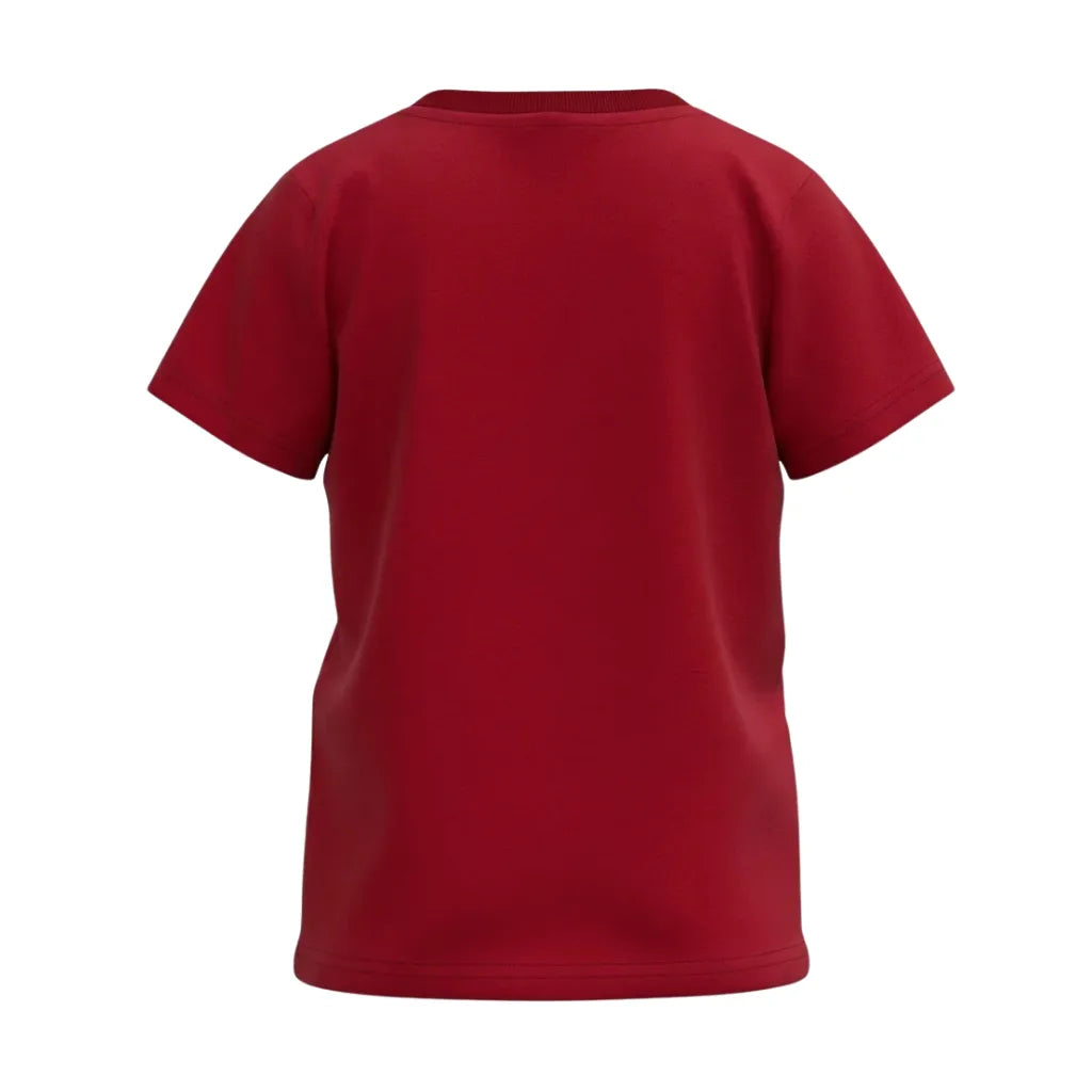 Red Dahlia Boys Graphic T-Shirt | Hamsa Hand Print Casual Tee | Comfortable Everyday Wear | 2308