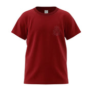 Red Dahlia Boys Graphic T-Shirt | Hamsa Hand Print Casual Tee | Comfortable Everyday Wear | 2308